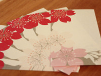 일본 전통지 편지지 (벚꽃, 20매)